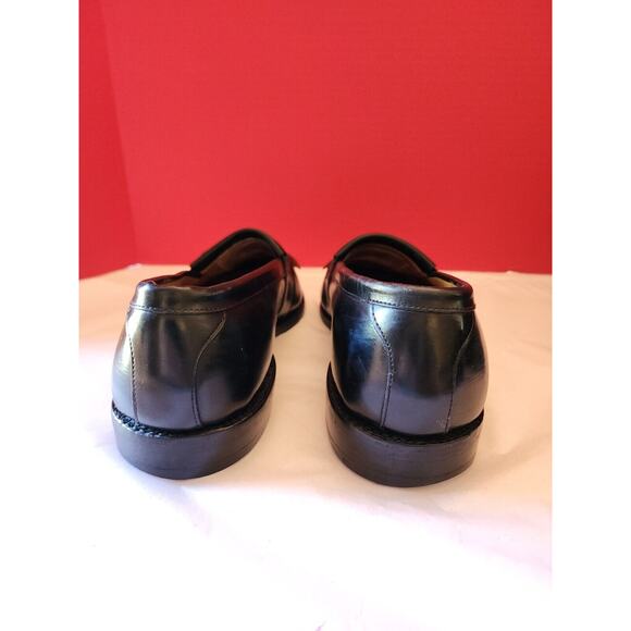 Allen Edmonds Newport Loafers Black Leather Tassel Apron Toe Slip On Shoes 11D main image 6